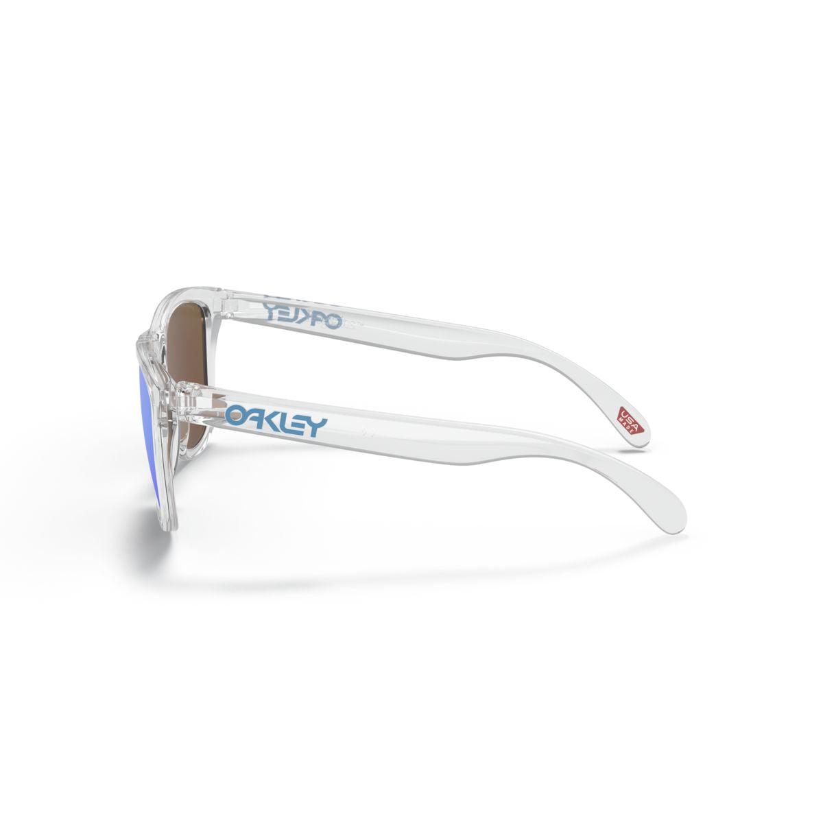 Oakley Frogskins (Low Bridge Fit) Crystal Clear/Prizm Sapphire 0OO9245-9245A7