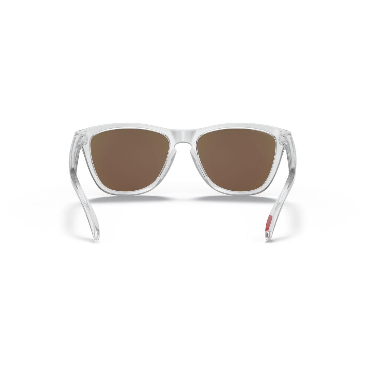 Oakley Frogskins (Low Bridge Fit) Crystal Clear/Prizm Sapphire 0OO9245-9245A7