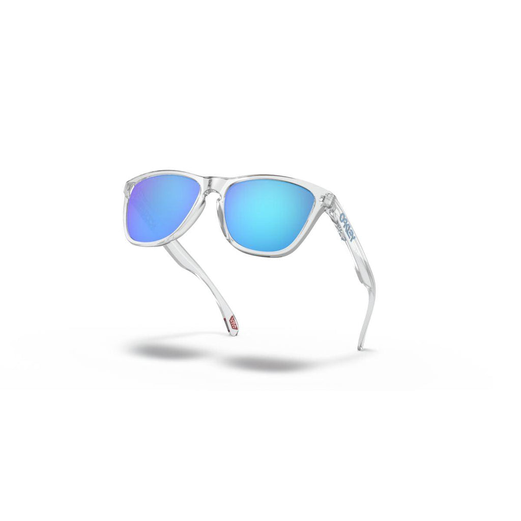 Oakley Frogskins (Low Bridge Fit) Crystal Clear/Prizm Sapphire 0OO9245-9245A7